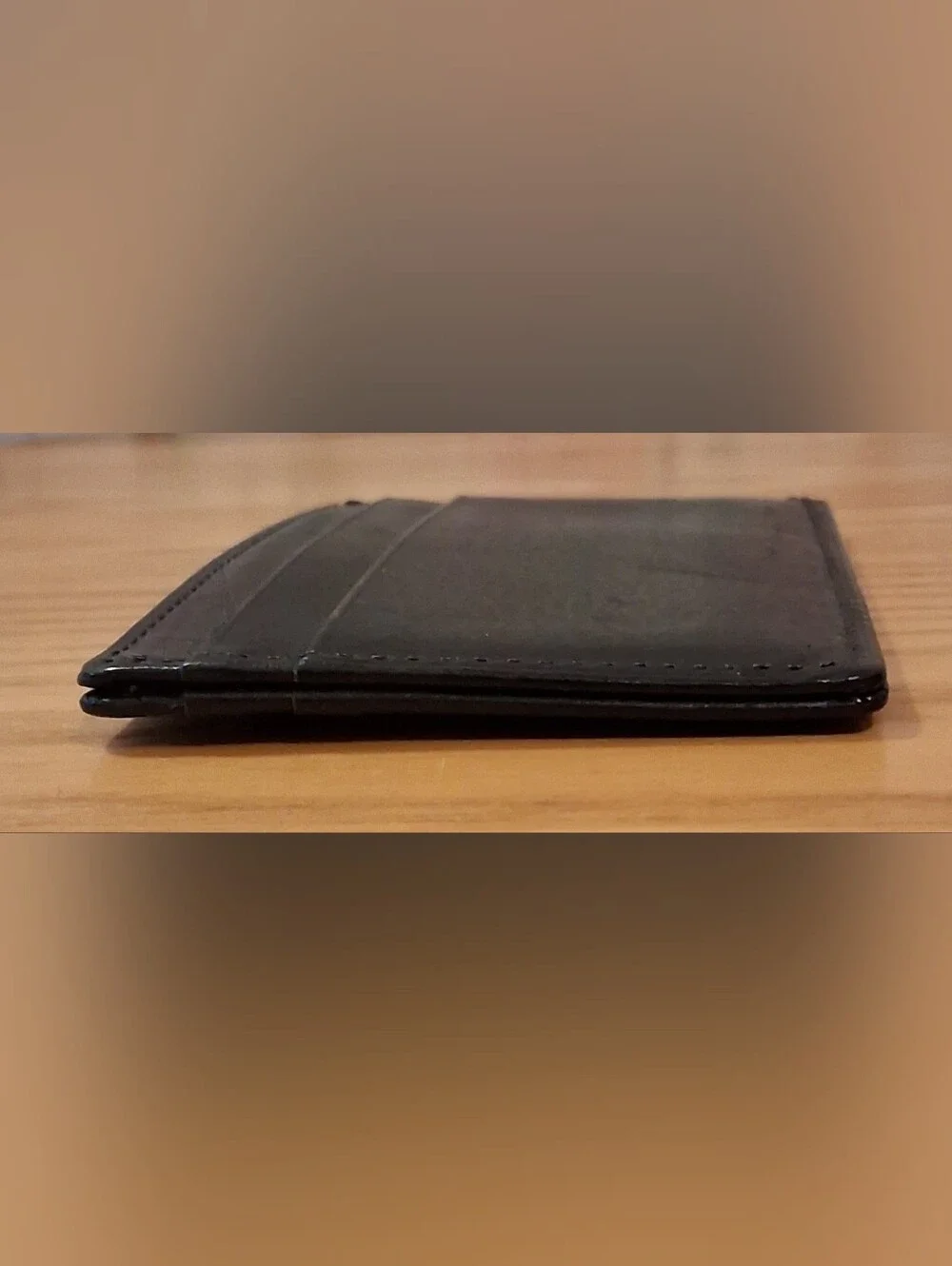 EUC Vintage Coach Black Water Buffalo Casual Everyday Unisex Card Wallet